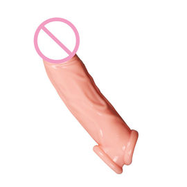 ไม่มีการสั่นสะเทือนอวัยวะเพศชาย Cock Ring Medical TPE Sex Toy Penis Sleeve 35mm X 170mm